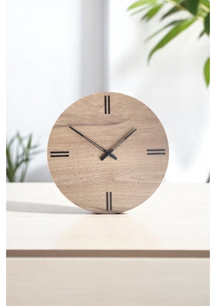 Minimalist Ahşap Modern Duvar Saati fırsatları