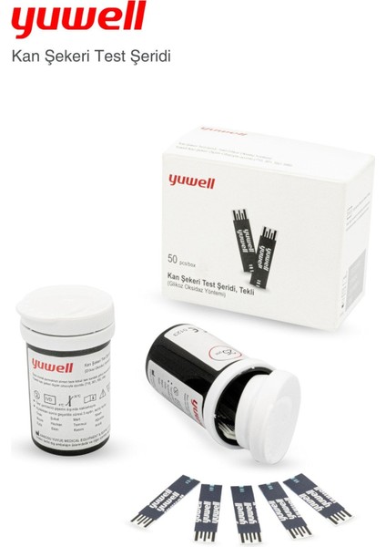 Ölçüm Test Strip Çubuğu Şişe 50 Adet x 3 Adet fiyatları