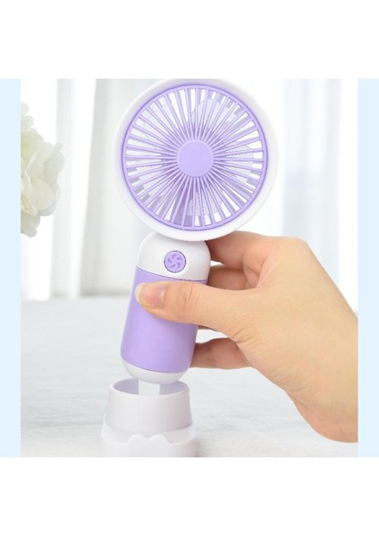 Sessiz Mini USB Taşınabilir Fan ve Kalemtraşlı Masaüstü Soğutucu