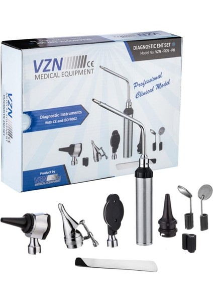 Yüksek kaliteli dijital otoskop ve oftalmoskop seti, net görüntü sağlar
