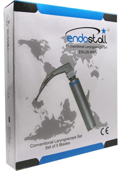 Yüksek Kaliteli 5 Blade Led Laringaskop, Güçlü ve Güvenilir Tıbbi Cihaz ENDOSTALL fırsatları