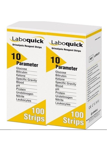 İdrar Analiz Stribi 10 Parametre, 100 Test, Sağlık ve Tanı Araçları