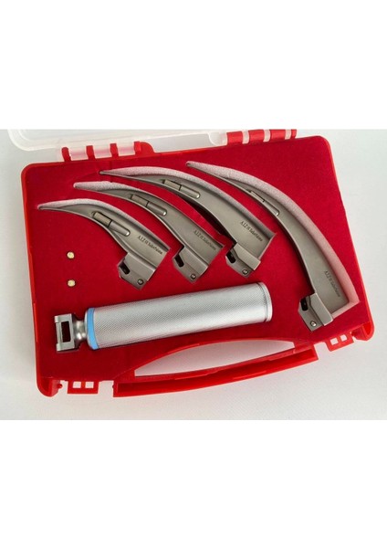 Dört Parça Laringoskop Seti, Sağlam ve Güvenilir Tıbbi Araçlar indirimleri