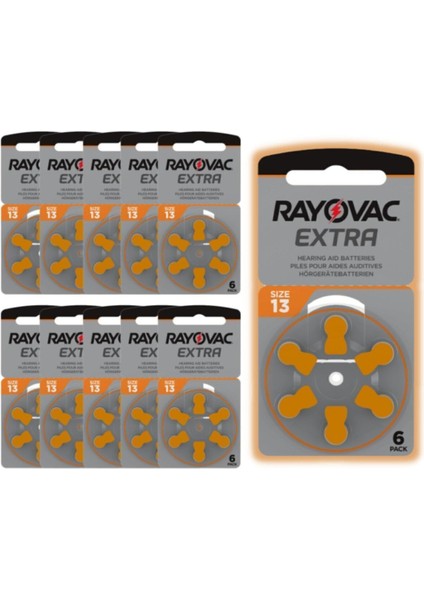 Yüksek Performans 13 Numara İşitme Pili 10'lu Paket, dayanıklı ve güvenilir kullanım sağlar fırsatları