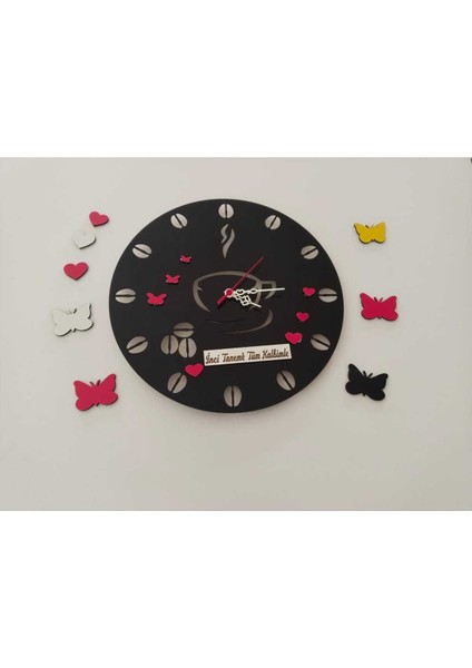 Anneler Gününe Özel Modern Ahşap Duvar Saati Tasarım Harikası fiyatları