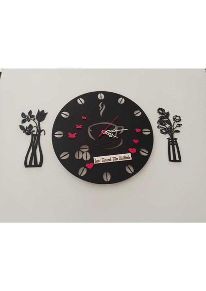 Anneler Gününe Özel Modern Ahşap Duvar Saati Tasarım Harikası fırsatları