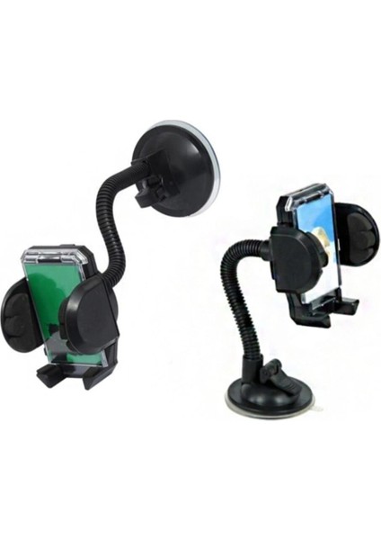 Araç İçi Telefon Tutucu, Güçlü Vantuz, Mini Fan, 2 Yıl Garanti