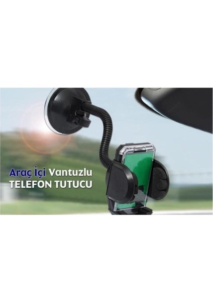 Araç İçi Telefon Tutucu, Güçlü Vantuz, Mini Fan, 2 Yıl Garanti modelleri