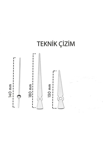 Akrep Yelkovan Saniye Seti