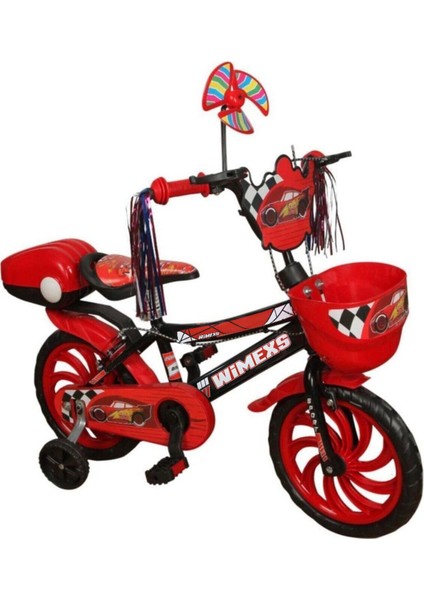 Wimexs 15 Jant Kırmızı Çocuk Bisikleti Yeni Sezon 3 4 5 6 Yaş Için Uyumlu