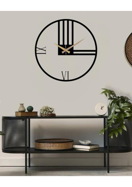 Dekoratif Metal Duvar Saati 60*60