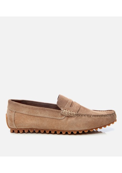 02AYH302700A450 ERKEK Süet Deri Vizon Esnek Tabanlı Günlük Loafer