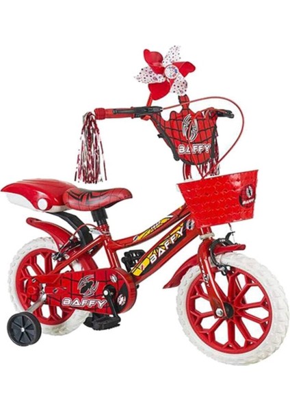 Spider 15 Jant Çocuk Bisikleti 2-3-4-5-6 Yaş Çocuk Bisikleti Kırmızı