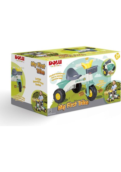 Dolu Ilk Bisikletim (Tutamaklı Box) - Yeşil modelleri