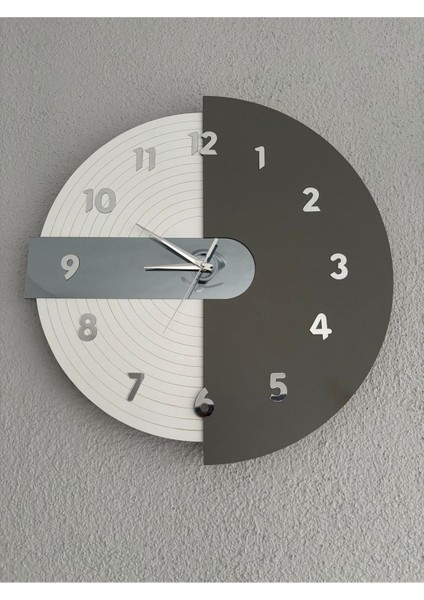 Bozcali 2 Duvar Saati, Rustik Duvar Saati,vintage Saat,ahşap Duvar Saat, Dekoratif Saat, Wall Clock