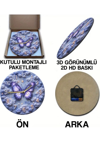 Sessiz Yuvarlak Ahşap Duvar Saati, Kuvars Hareketli 2d SDW009
