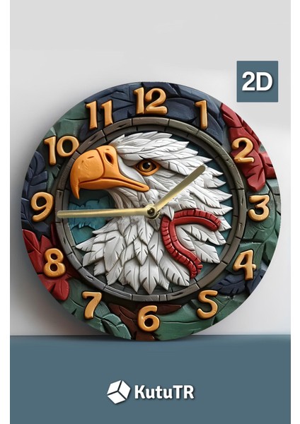 Sessiz Yuvarlak Ahşap Duvar Saati, Kuvars Hareketli 2d SDW013 fırsatları