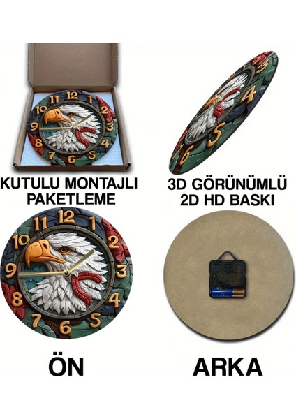 Sessiz Yuvarlak Ahşap Duvar Saati, Kuvars Hareketli 2d SDW013 indirimleri