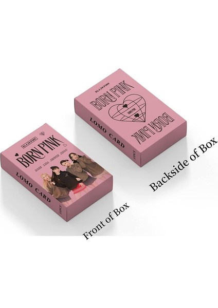 Blackpınk '' Born Pink '' Çift Yön Baskılı Hologramlı Laser/lomo Card Seti fırsatları