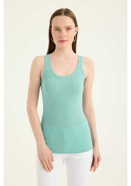 Simli Kalın Askı Atlet