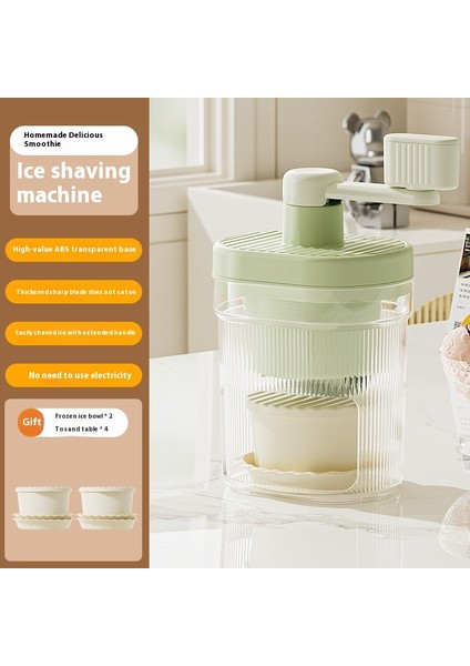Smoothie El Krank Buz Kırıcı Smoothie Makinesi Ev Küçük Manuel Buz Kırıcı (Yurt Dışından)