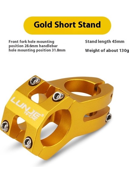 Dağ Bisikleti Gidon Yükseltici Yükseltici Speedway Kısa Gidon 31.8 * 45MM Bisiklet Aksesuarları (Yurt Dışından)