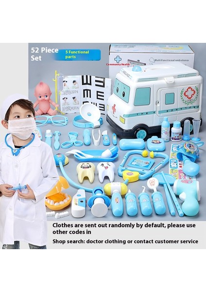 Çocuk Doktor Oyuncak Seti Simülasyon Kız Enjeksiyon Stetoskop Hemşire Tıbbi Kurtarma Çocuk Oyuncakları (Yurt Dışından)