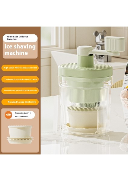 Smoothie El Krank Buz Kırıcı Smoothie Makinesi Ev Küçük Manuel Buz Kırıcı (Yurt Dışından)