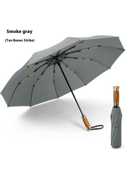 Üç Katlanır Şemsiye Vinil Çift Katmanlı Şemsiye Güneşlik Şemsiye Katlanır Yağmur ve Güneşli Şemsiye (Yurt Dışından)