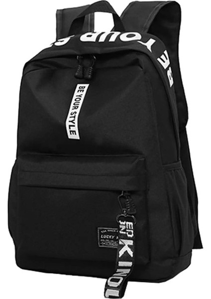 Moda Hafif Hafif Öğrenci Sırt Çantası Özelleştirilebilir Logo Gündelik Çift Omuz Çanta Ark Omuz Askısı Polyester Astar Oxford Renk: Beyaz/beden: Bir Beden (Yurt Dışından) fiyatları