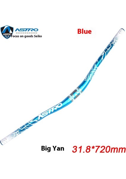 Bisiklet Gidonu Dağ Bisikleti Gidonu Alüminyum Kırlangıç Gidon 720/780MM Gidon Çapraz Sürme Aksesuarları (Yurt Dışından)