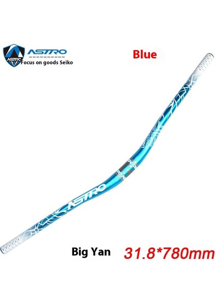Bisiklet Gidonu Dağ Bisikleti Gidonu Alüminyum Kırlangıç Gidon 720/780MM Gidon Çapraz Sürme Aksesuarları (Yurt Dışından)