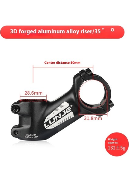 Dağ Bisikleti Gidon Yükseltici Yükseltici Speedway Kısa Gidon 31.8 * 45MM Bisiklet Aksesuarları (Yurt Dışından)
