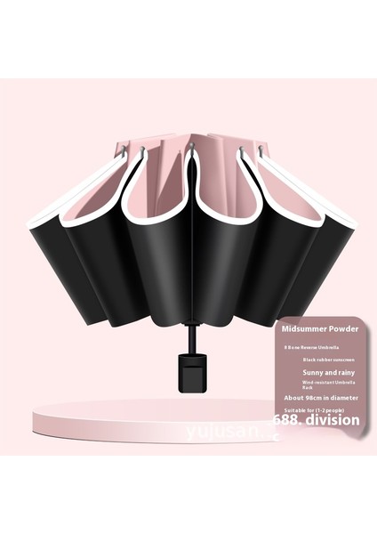 Tam Otomatik Şemsiye Genişletilmiş Güçlendirilmiş Güneş Şemsiyesi Güneşli Yağmur Ultraviyole Işın (Yurt Dışından)