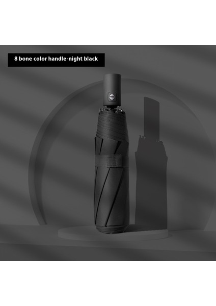 Basit Japon Tek Parça Uzun Saplı Şemsiye Erkekler ve Kadınlar Otomatik Büyük ve Dalı Düz Şemsiye (Yurt Dışından)