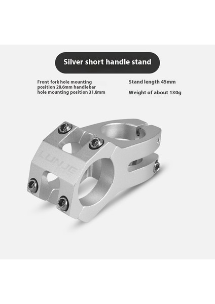 Dağ Bisikleti Gidon Yükseltici Yükseltici Speedway Kısa Gidon 31.8 * 45MM Bisiklet Aksesuarları (Yurt Dışından)