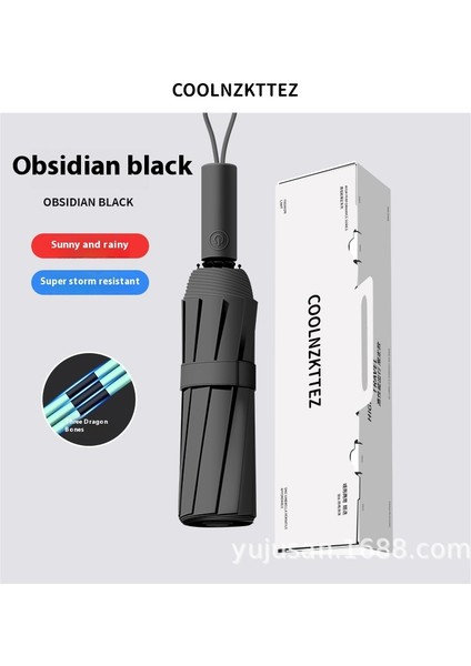 Tam Otomatik Şemsiye Genişletilmiş Güçlendirilmiş Güneş Şemsiyesi Güneşli Yağmur Ultraviyole Işın (Yurt Dışından)