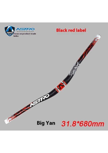 Bisiklet Gidonu Dağ Bisikleti Gidonu Alüminyum Kırlangıç Gidon 720/780MM Gidon Çapraz Sürme Aksesuarları (Yurt Dışından)