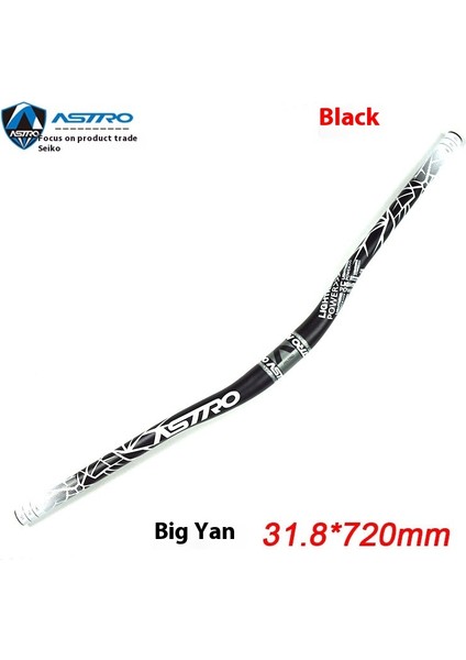 Bisiklet Gidonu Dağ Bisikleti Gidonu Alüminyum Kırlangıç Gidon 720/780MM Gidon Çapraz Sürme Aksesuarları (Yurt Dışından)