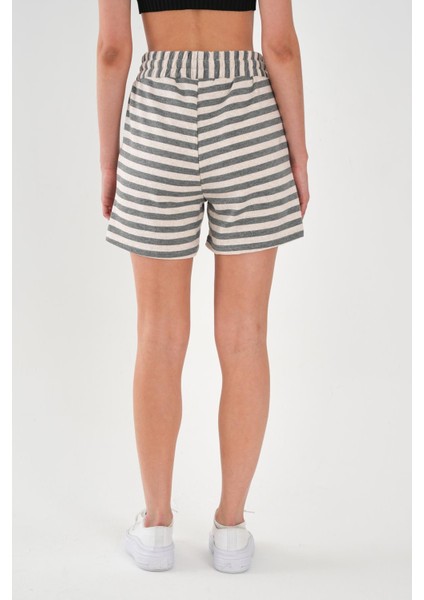 Alexandergardı Büyük Beden Çizgili Şort fırsatları
