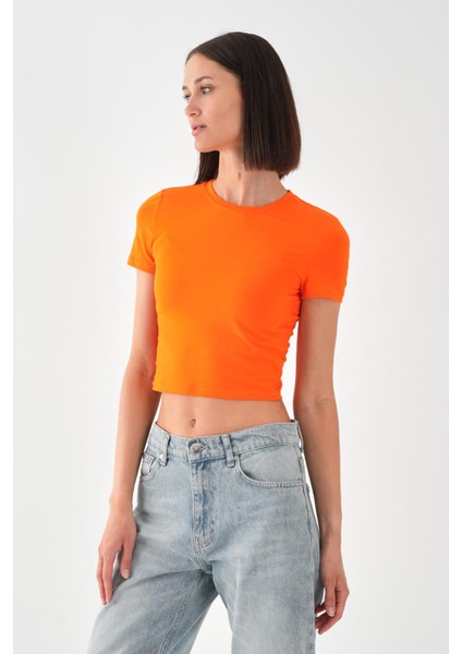 Alexandergardı Kısa Kollu Crop T-Shirt