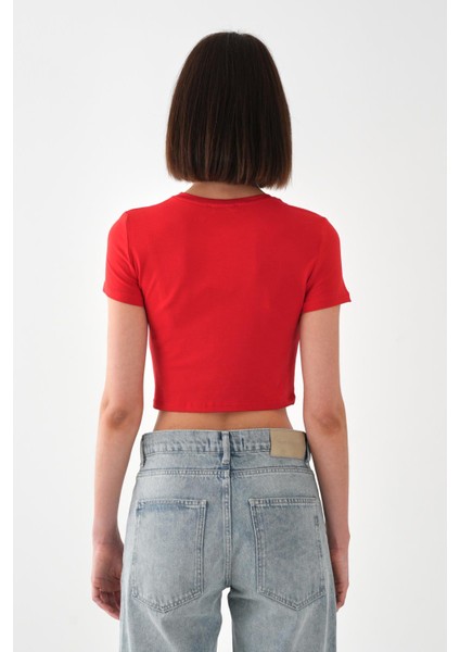 Alexandergardı Kısa Kollu Crop T-Shirt modelleri