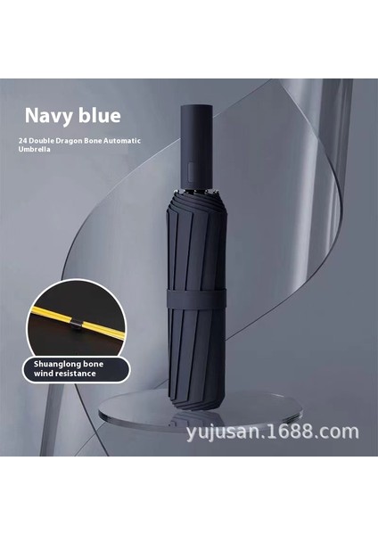 Tam Otomatik Şemsiye Genişletilmiş Güçlendirilmiş Güneş Şemsiyesi Güneşli Yağmur Ultraviyole Işın (Yurt Dışından)