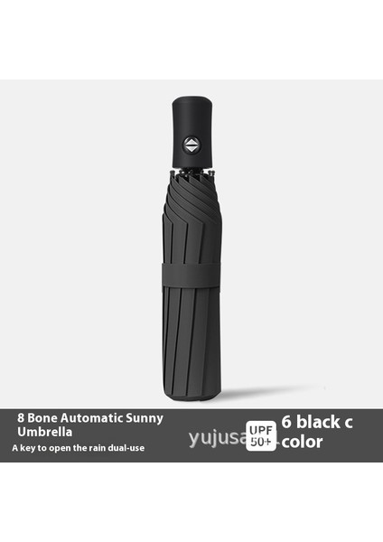 Şemsiye Büyük Katlanır Şemsiye Güneşlik Erkek ve Kadın Güneş Kremi Ultraviyole Işın (Yurt Dışından)