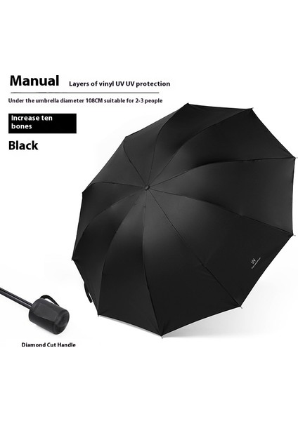 Şemsiye Katlanır Otomatik Şemsiye Vinil Güneşlik Güneş Kremi Güneşli Şemsiye Güneş Şemsiyesi (Yurt Dışından)