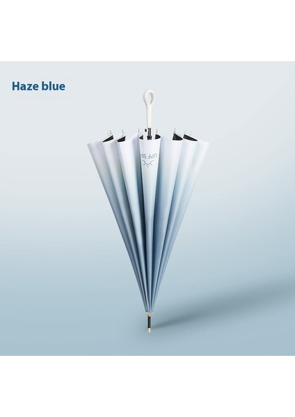 Basit Japon Tek Parça Uzun Saplı Şemsiye Erkekler ve Kadınlar Otomatik Büyük ve Dalı Düz Şemsiye (Yurt Dışından)