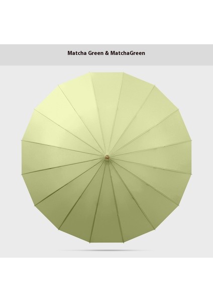 Basit Japon Tek Parça Uzun Saplı Şemsiye Erkekler ve Kadınlar Otomatik Büyük ve Dalı Düz Şemsiye (Yurt Dışından)