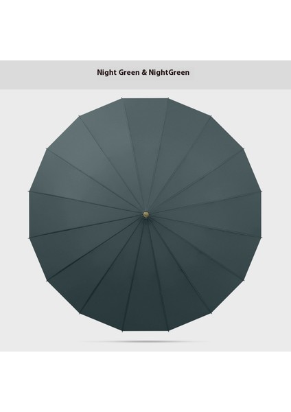 Basit Japon Tek Parça Uzun Saplı Şemsiye Erkekler ve Kadınlar Otomatik Büyük ve Dalı Düz Şemsiye (Yurt Dışından)