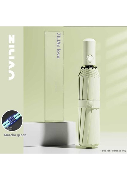 Tam Otomatik Şemsiye 24 Kemikli Büyük Ters Şemsiye Güneşli Yağmur Gölgesi Güneş Kremi Uv Koruması (Yurt Dışından)