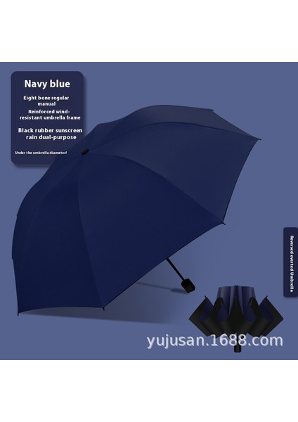 Şemsiye Büyük Katlanır Şemsiye Güneşlik Erkek ve Kadın Güneş Kremi Ultraviyole Işın (Yurt Dışından)